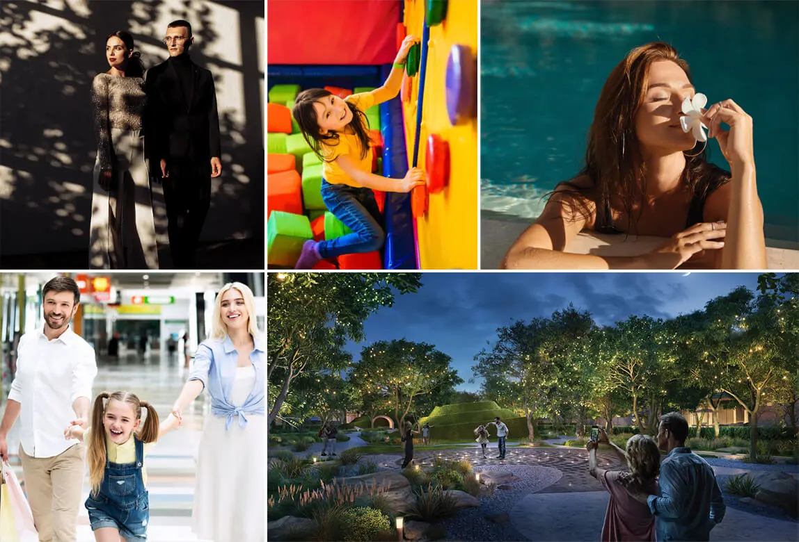 Features at Serenity Mansions by Majid al Futtaim