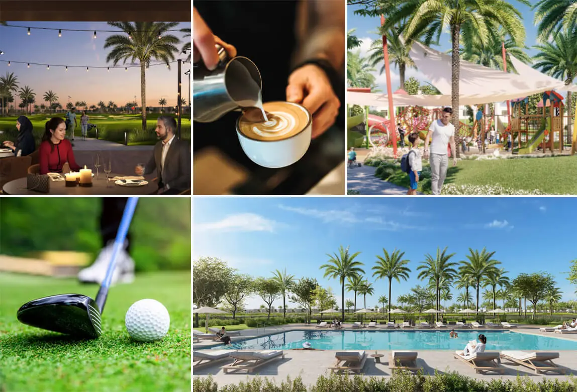 features at Fairway Villas 2 at Emaar South