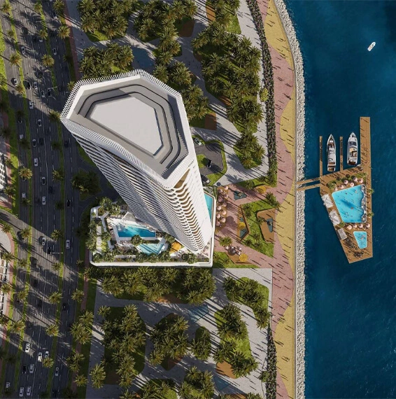 Elan Real Estate alliance with damac at coral reef by Damac