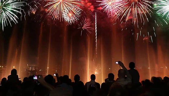 where to watch dubai new year fireworks 2024