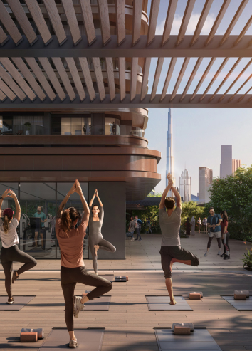 Yoga Deck Address Residences at Zabeel