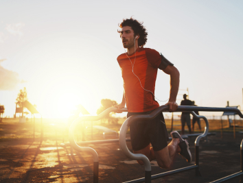Outdoor Gym at 320 Riverside Crescent at Sobha Hartland II