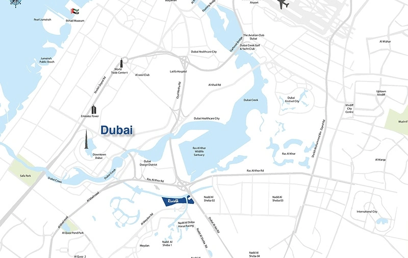 Azizi Riviera Location